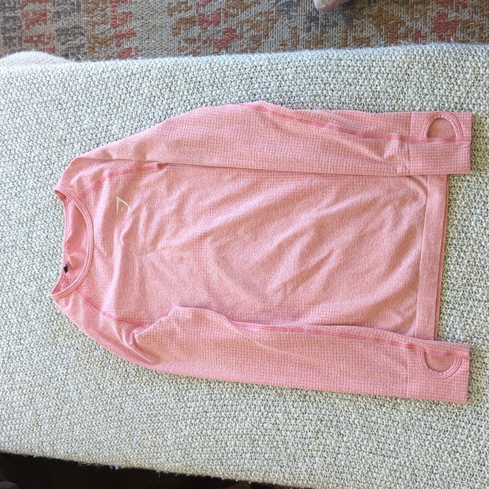 Gymshark Long Sleeve Pink Small